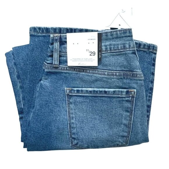 KanCan High Rise Straight Leg Comfort Stretch Jeans Size 29 (11) Ankle Length - Picture 6 of 12